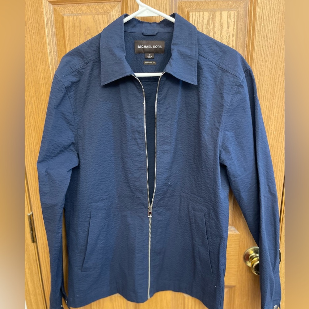 Michael Kors Men's Deep Blue over shirt